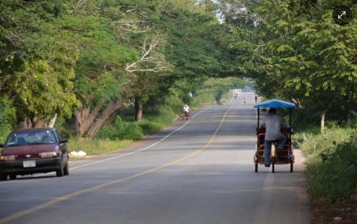 Según el estudio, en Calotmul y Peto son de las localidades con un grado bajo de acceso a una carretera pavimentada