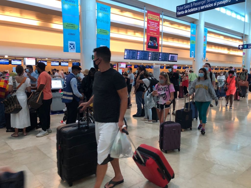 Aeropuerto de Cancún programa 142 salidas a destinos internacionales