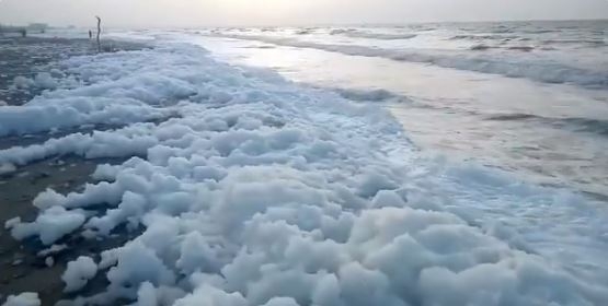 Espuma marina en Coatzacoalcos: ¿Por qué se dio este fenómeno que provocó el cierre de playas?