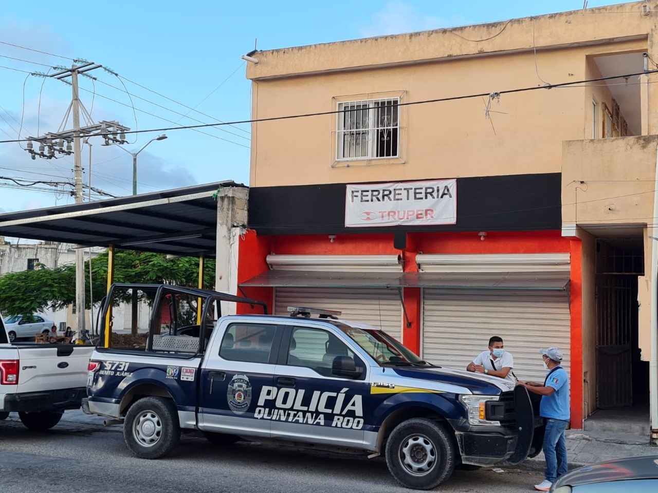 Elementos de la Policía Quintana Roo, dieron aviso a la Fiscalía General del Estado