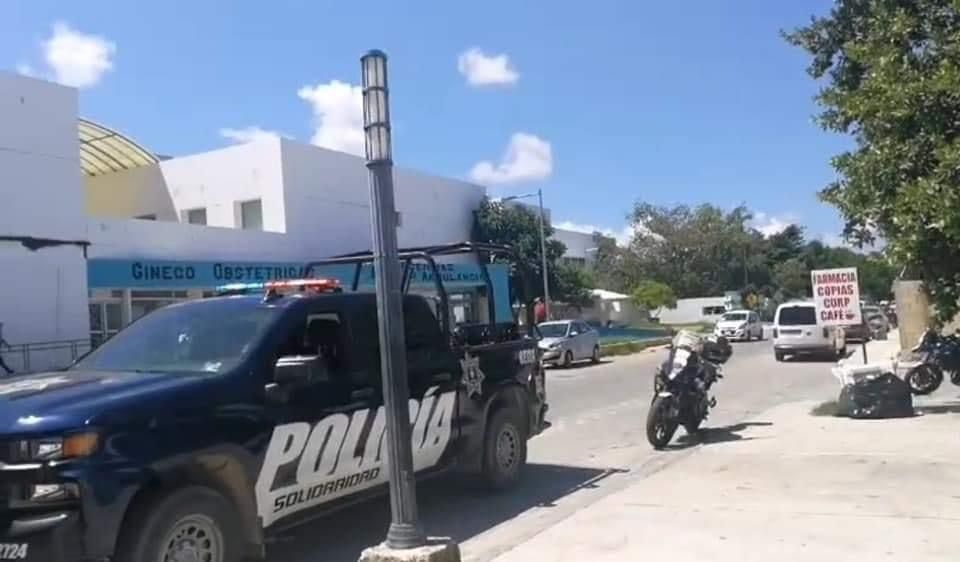 El hospital general tuvo que ser resguardado por la Policía Municipal, Quintana Roo, Guardia nacional y Secretaria de la Defensa Nacional