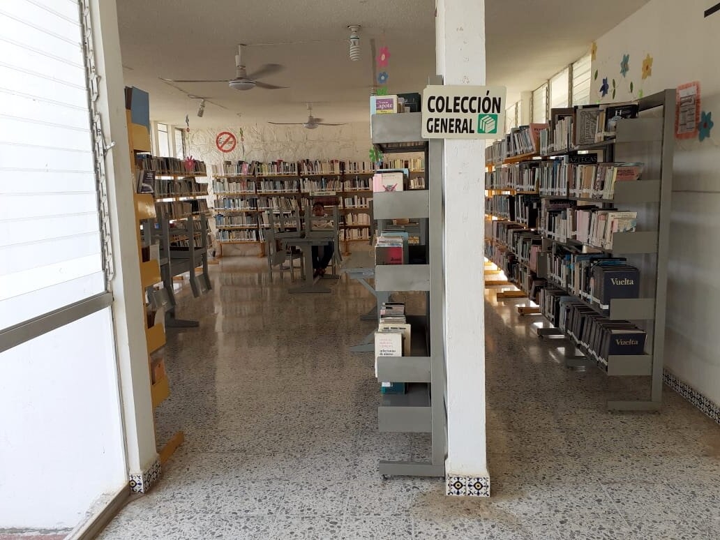 La biblioteca municipal de esta ciudad cuenta con más de 13 mil volúmenes de libros