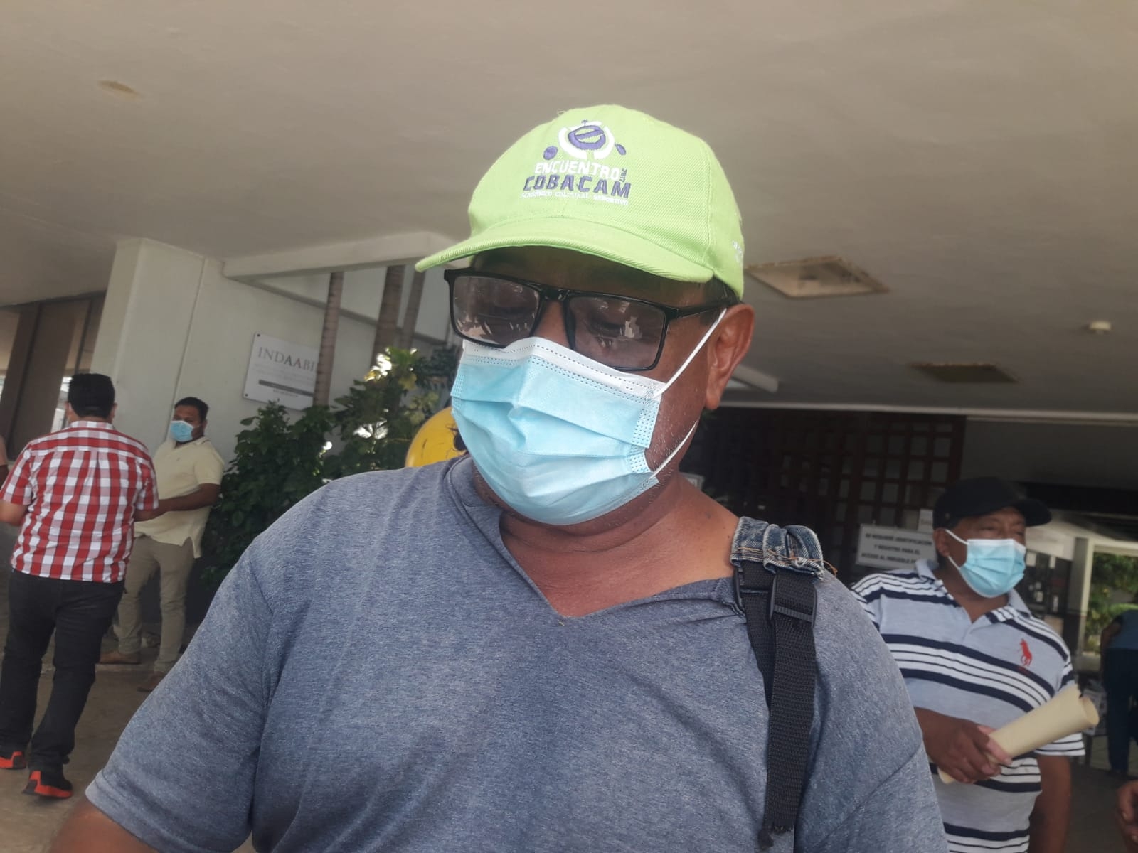 Pescadores de altura se manifiestan en Palacio Federal en Campeche