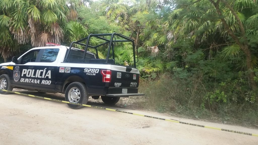 el aparente robo de un establecimiento fue sobre la carretera estatal a Cobá, a la altura del kilómetro 12