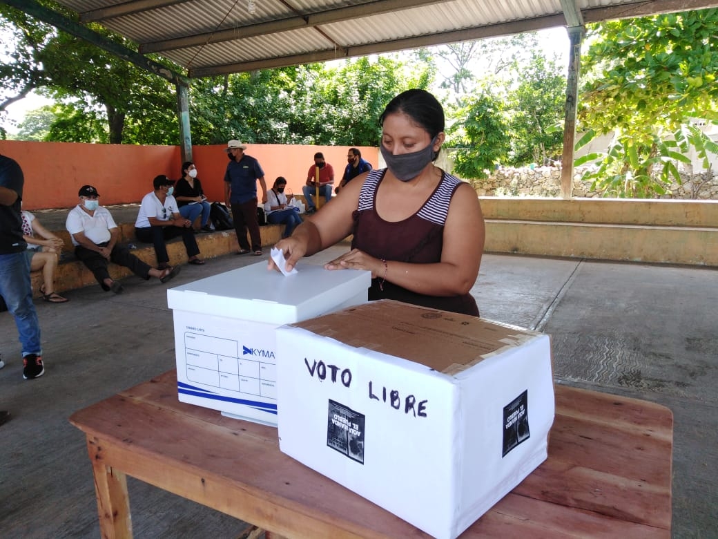 Pobladores de Maxcanú con poco entusiasmo para consulta de granja porcícola