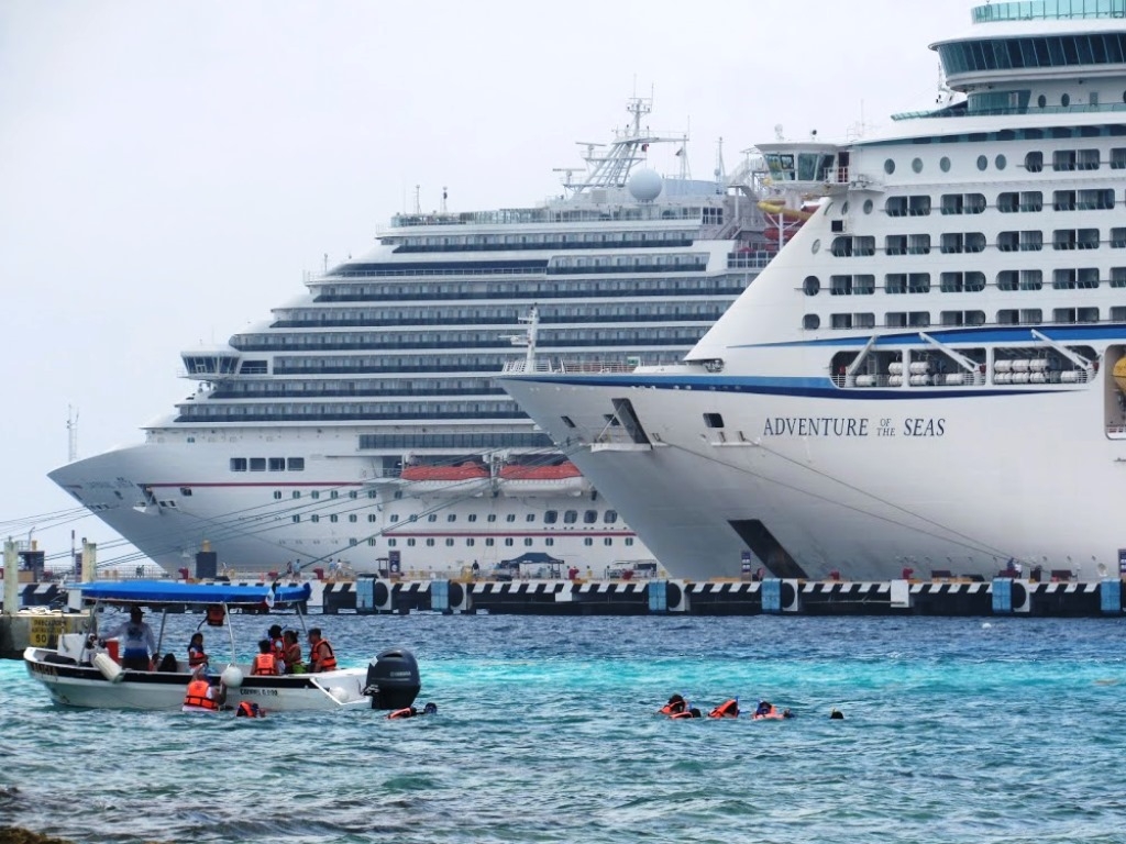 Autoridades prevén el arribo de ocho mil cruceristas a Cozumel