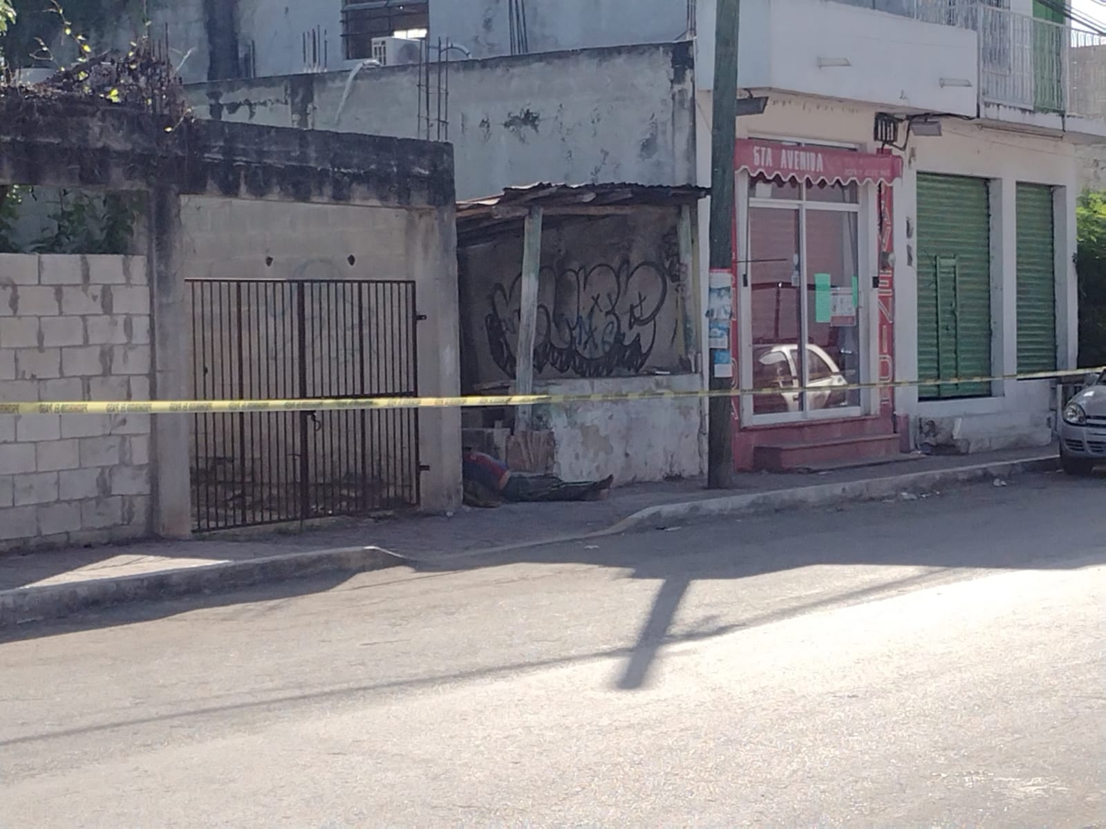 Los hechos se registraron entre la avenida Benito Juárez y la calle 68 de la Colonia Centro