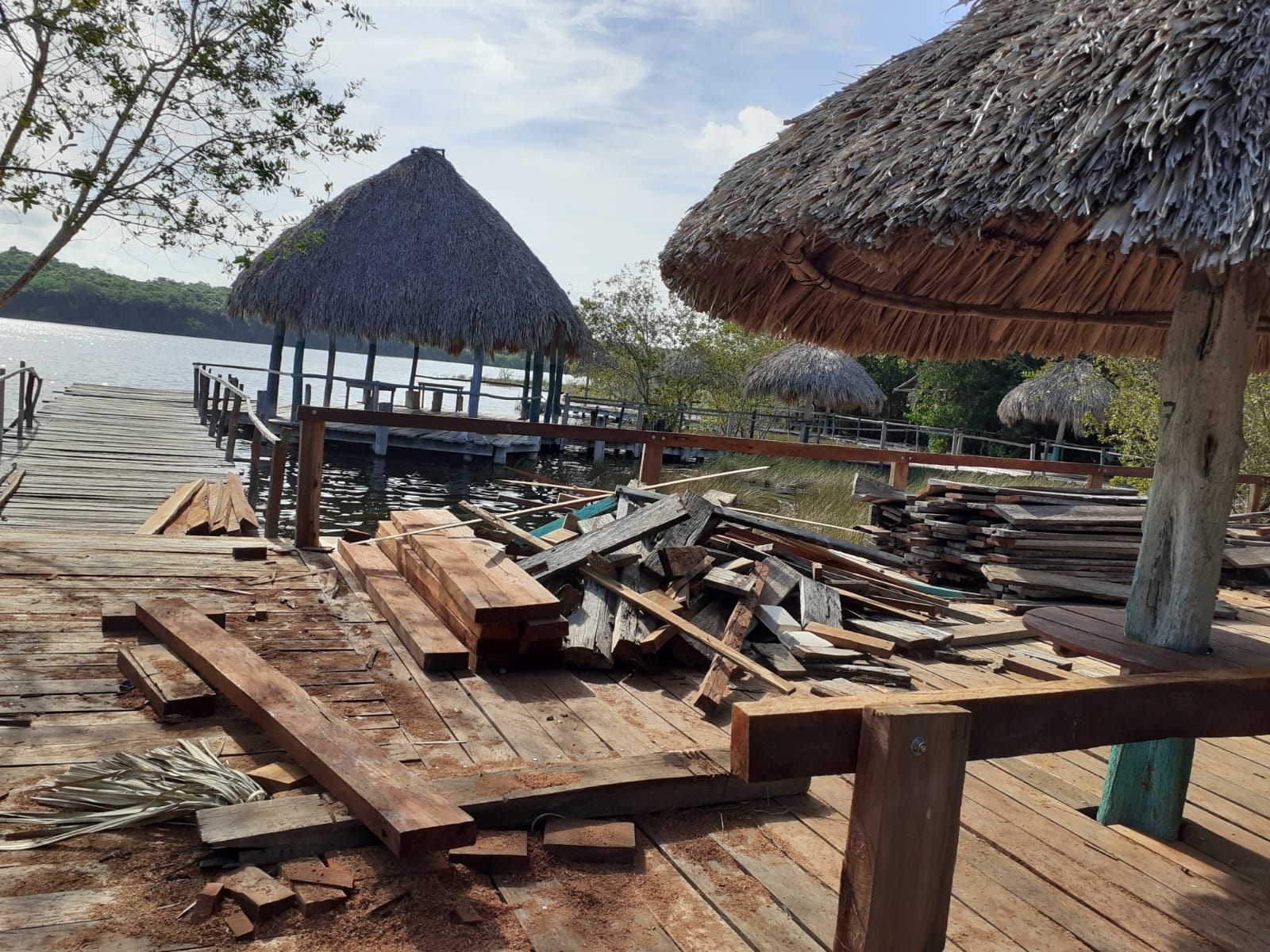 Ejidatarios repararán infraestructura del balneario Chichankanab, Quintana Roo