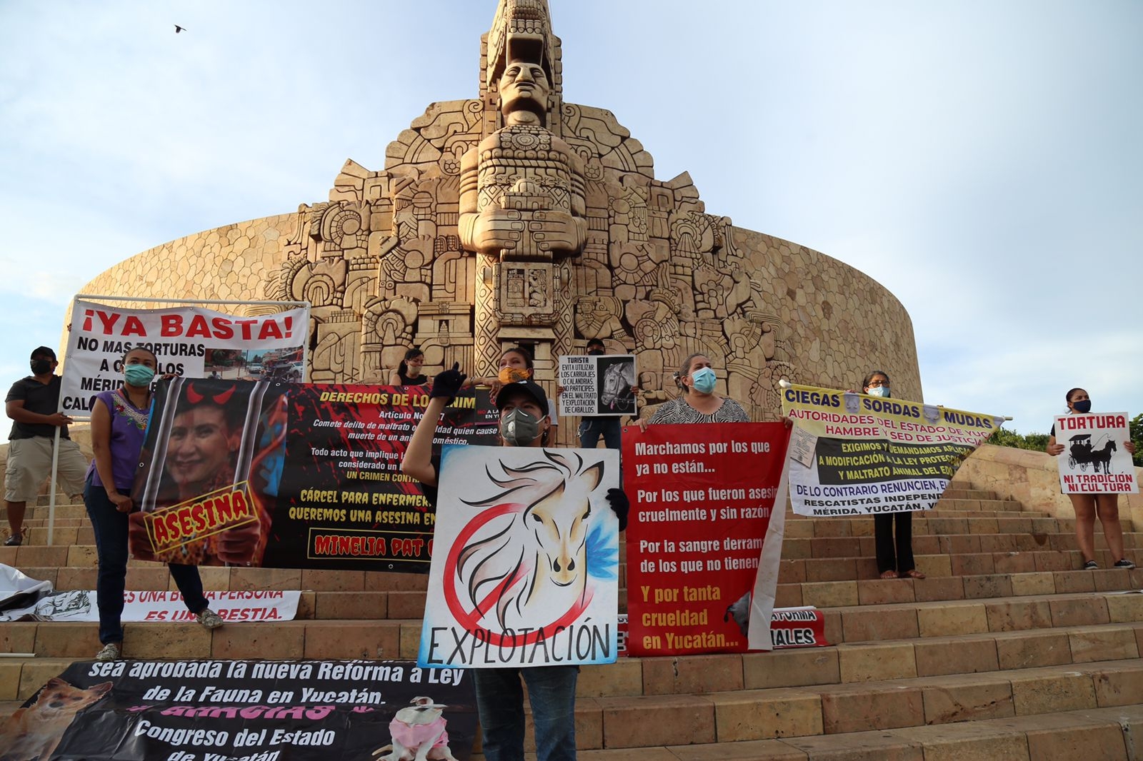 Los manifestantes advierten que cada sábado habrá protesta hasta que atiendan sus exigencias