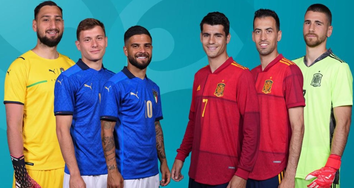 El partido de semifinal entre Italia y España se llevará a cabo a las 14:00 horas este martes