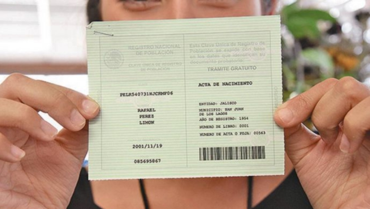 El documento sirve para registrar en forma individual a todas las personas que residen en México. Foto: Especial