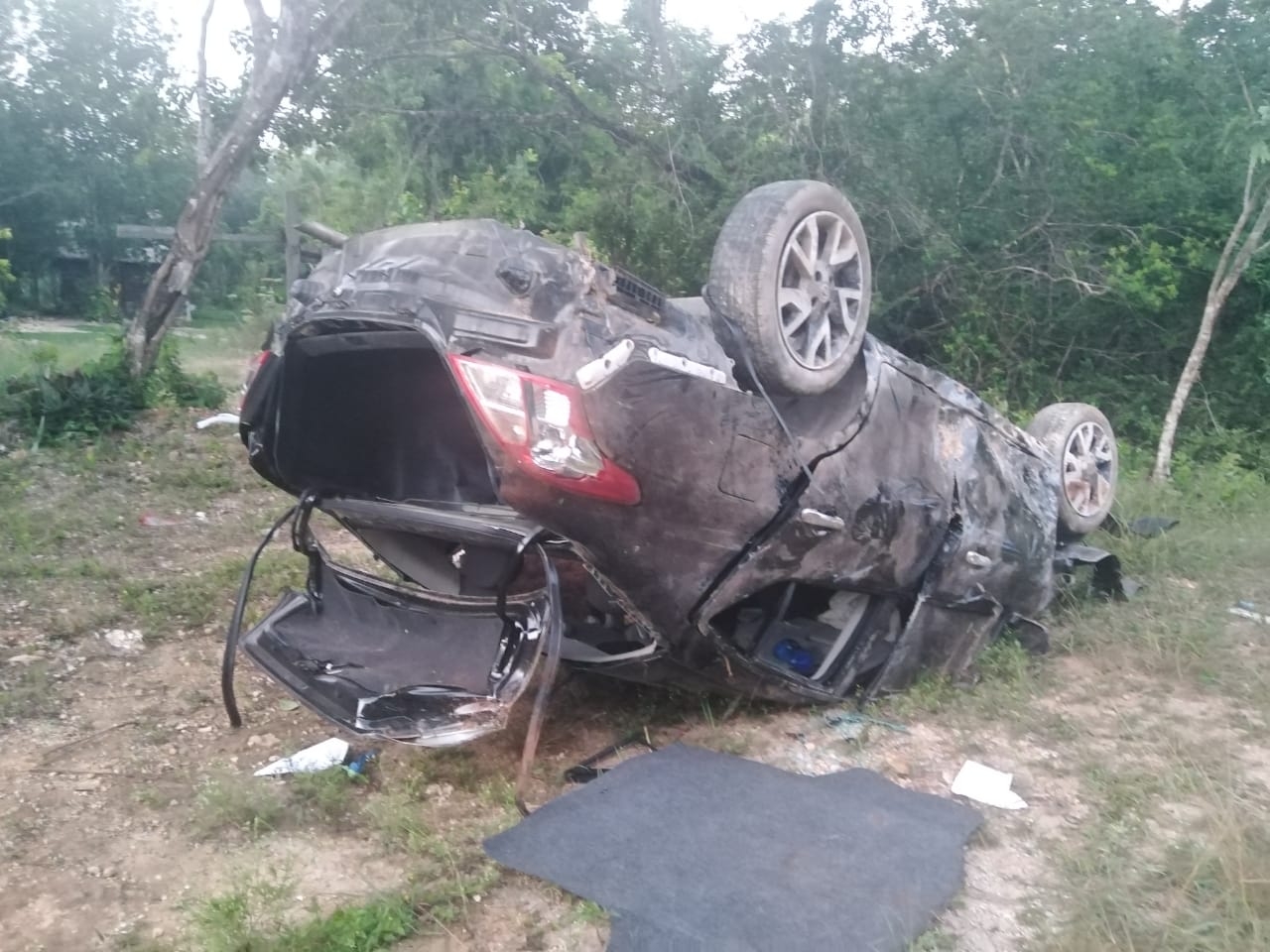 El auto fue remitido al corralón para el deslinde de responsabilidades