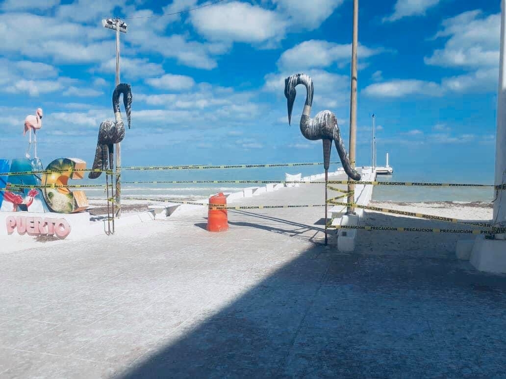 Telchac Puerto, Yucatán, anuncia cierre de su malecón por COVID-19