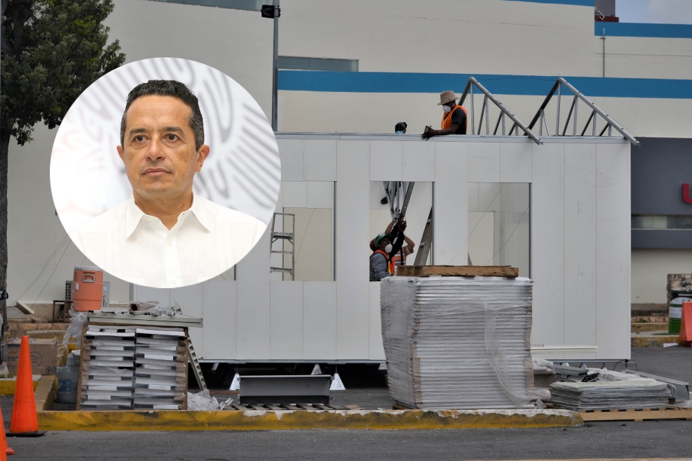 Una de las empresas beneficiadas incumplió el colocar carpas de atención COVID en el Hospital General de Cancún