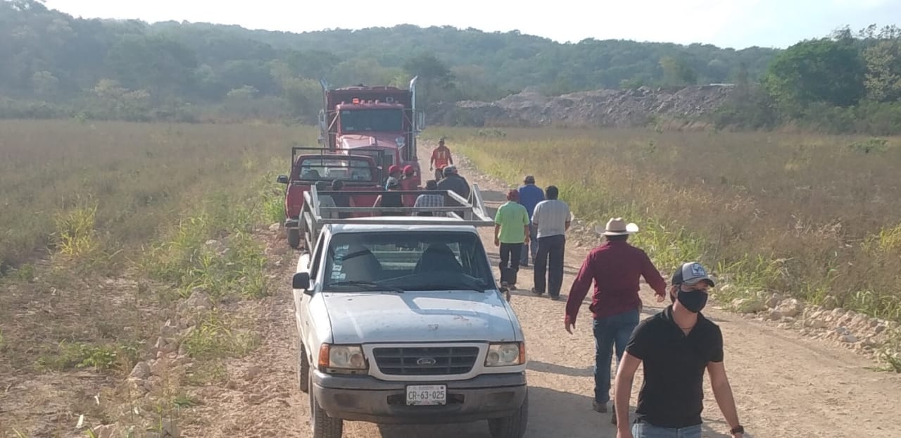 Empresa Carso pide un banco de material para un tramo del Tren Maya a Tenabo, Campeche