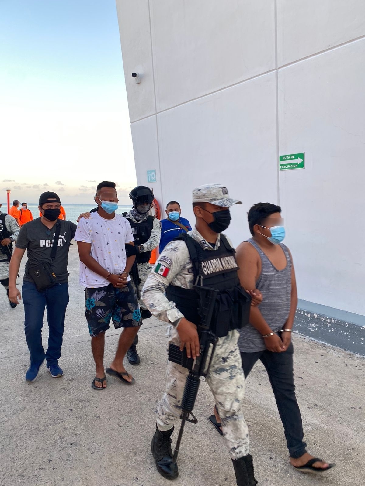 Los detenidos por posesión de drogas en calles de Cozumel fueron remitidos a la Fiscalía contra el Narcomenudeo