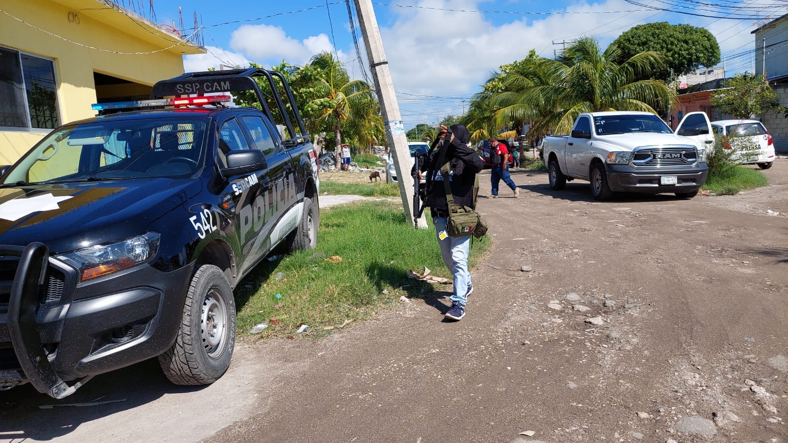 Los presuntos sicarios huyeron del lugar con la motocicleta del afectado