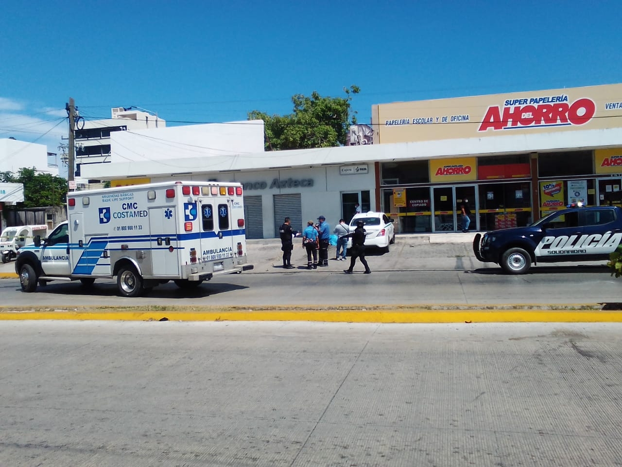 Se creyó que podía tratarse de un intentó de asalto a la sucursal bancaria