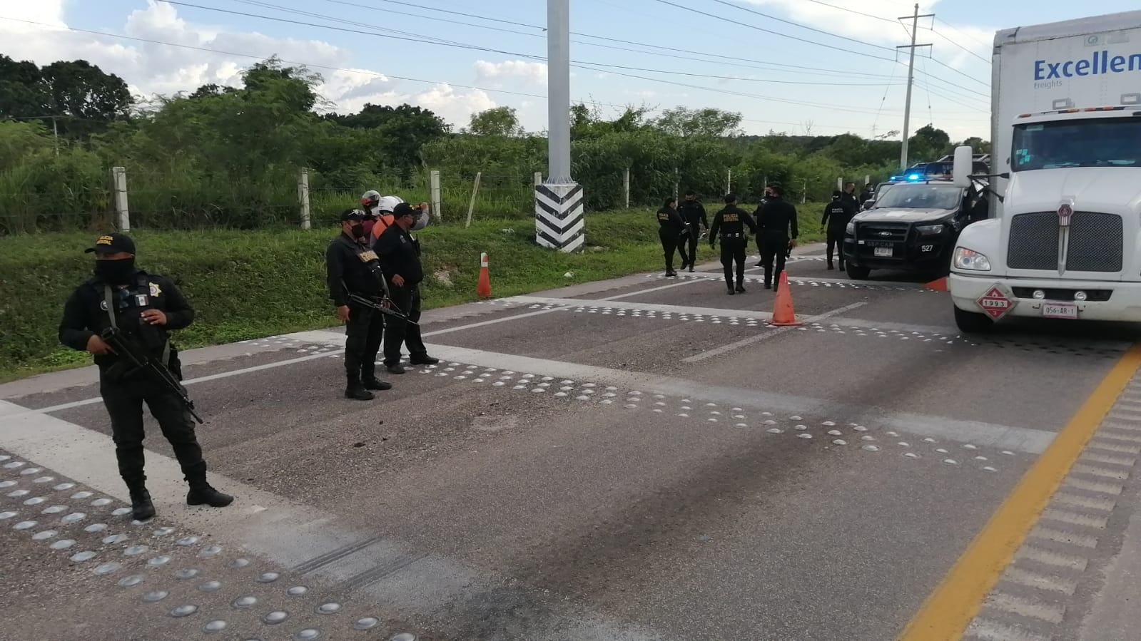 Reporte de secuestro moviliza a policías estatales en Champotón, Campeche: VIDEO