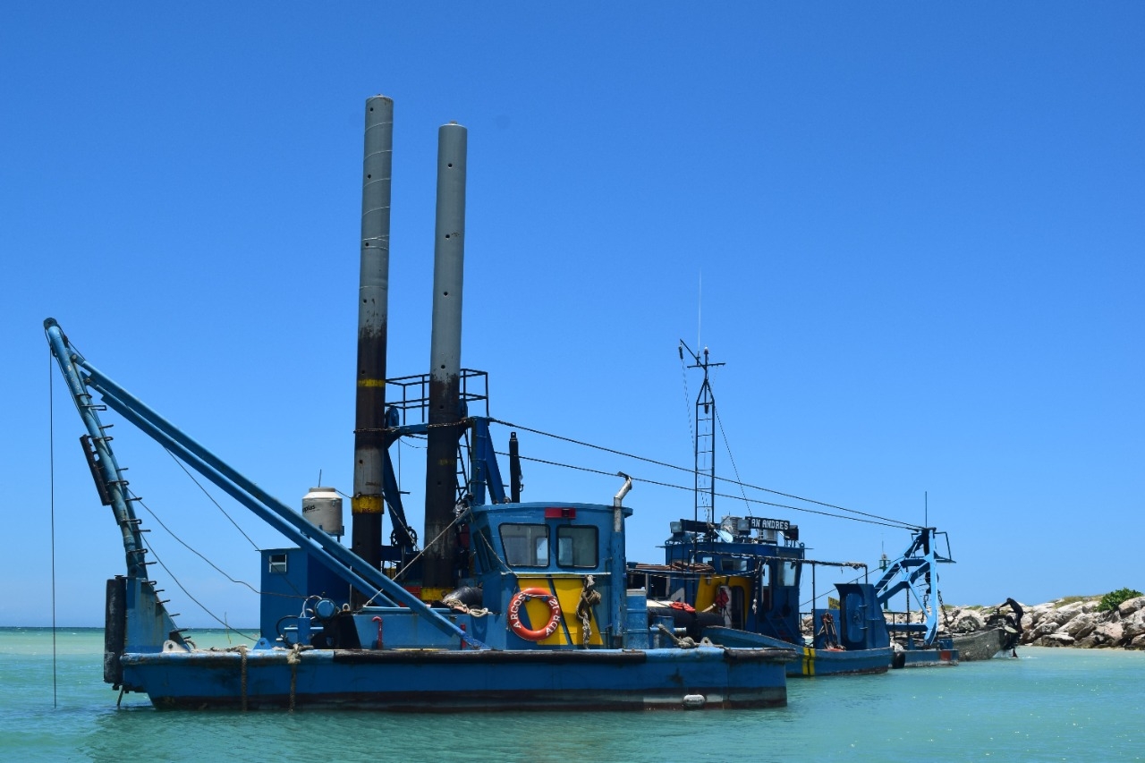 Marina anuncia dragado del puerto de abrigo de Chuburná, Progreso