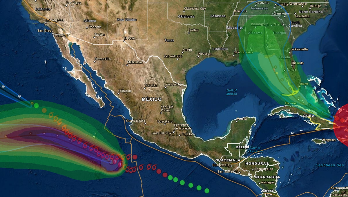 Huracán Linda: Sigue su trayectoria en vivo