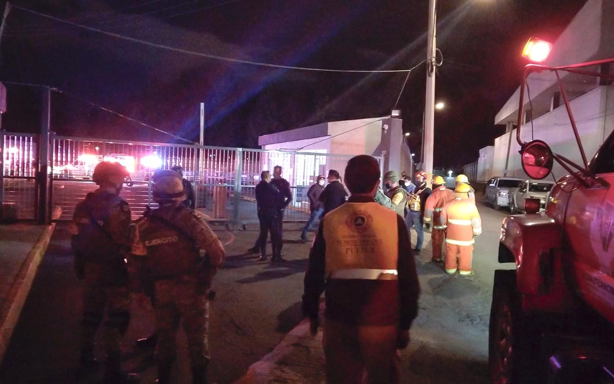 Explosión en FGR de Puebla deja dos muertos y tres heridos