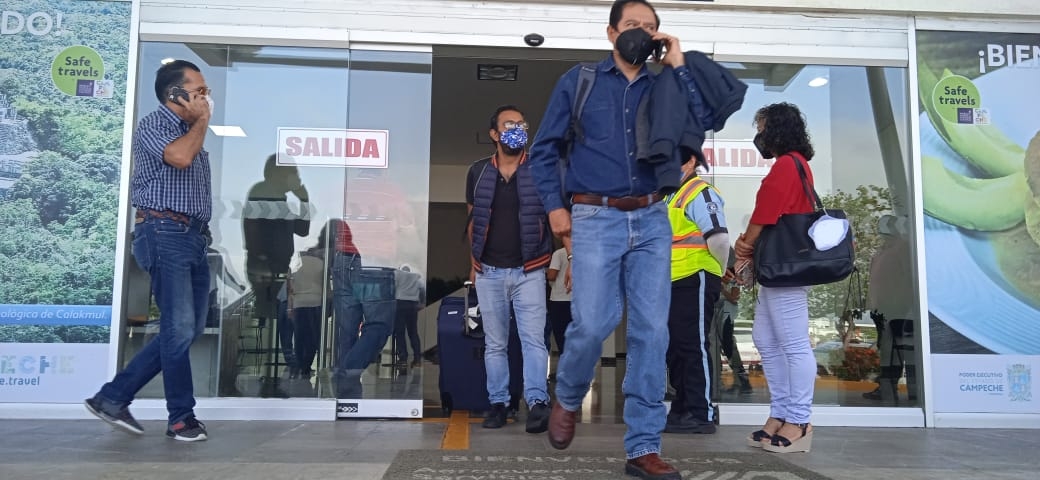 Aeropuerto de Campeche movilizó 12 mil 760 pasajeros durante julio