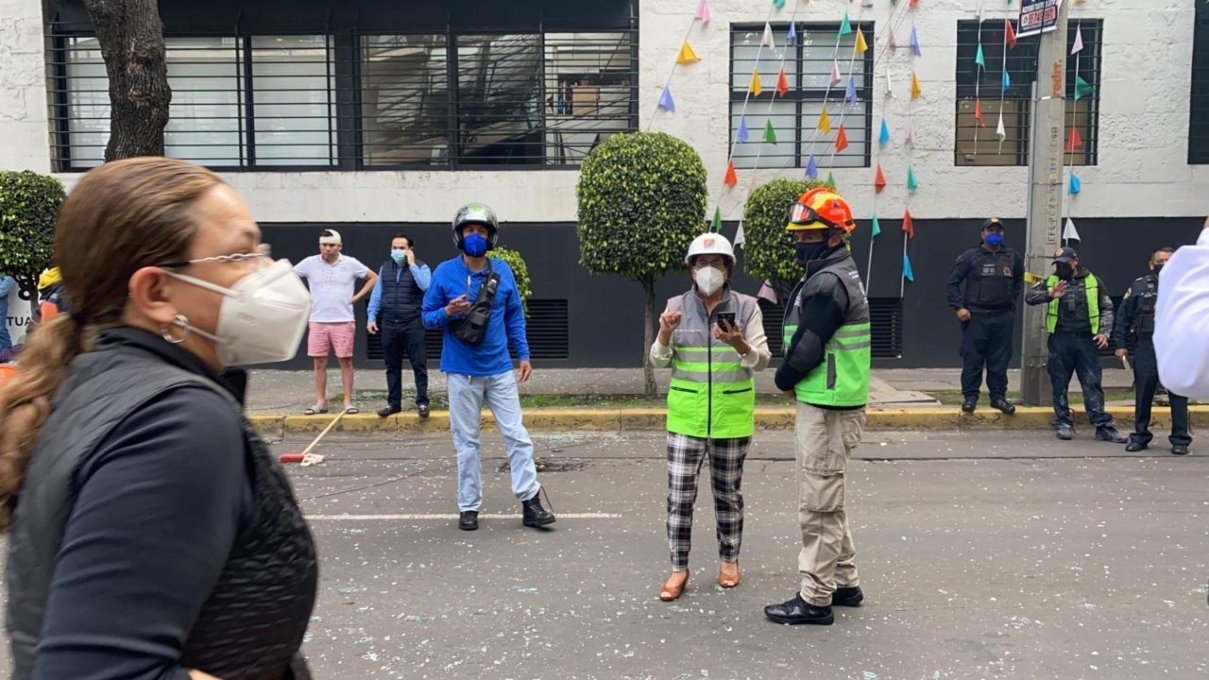 Hasta el momento se han realizado 4 traslados y se ha atendido a 10 personas lesionadas. Foto: Especial