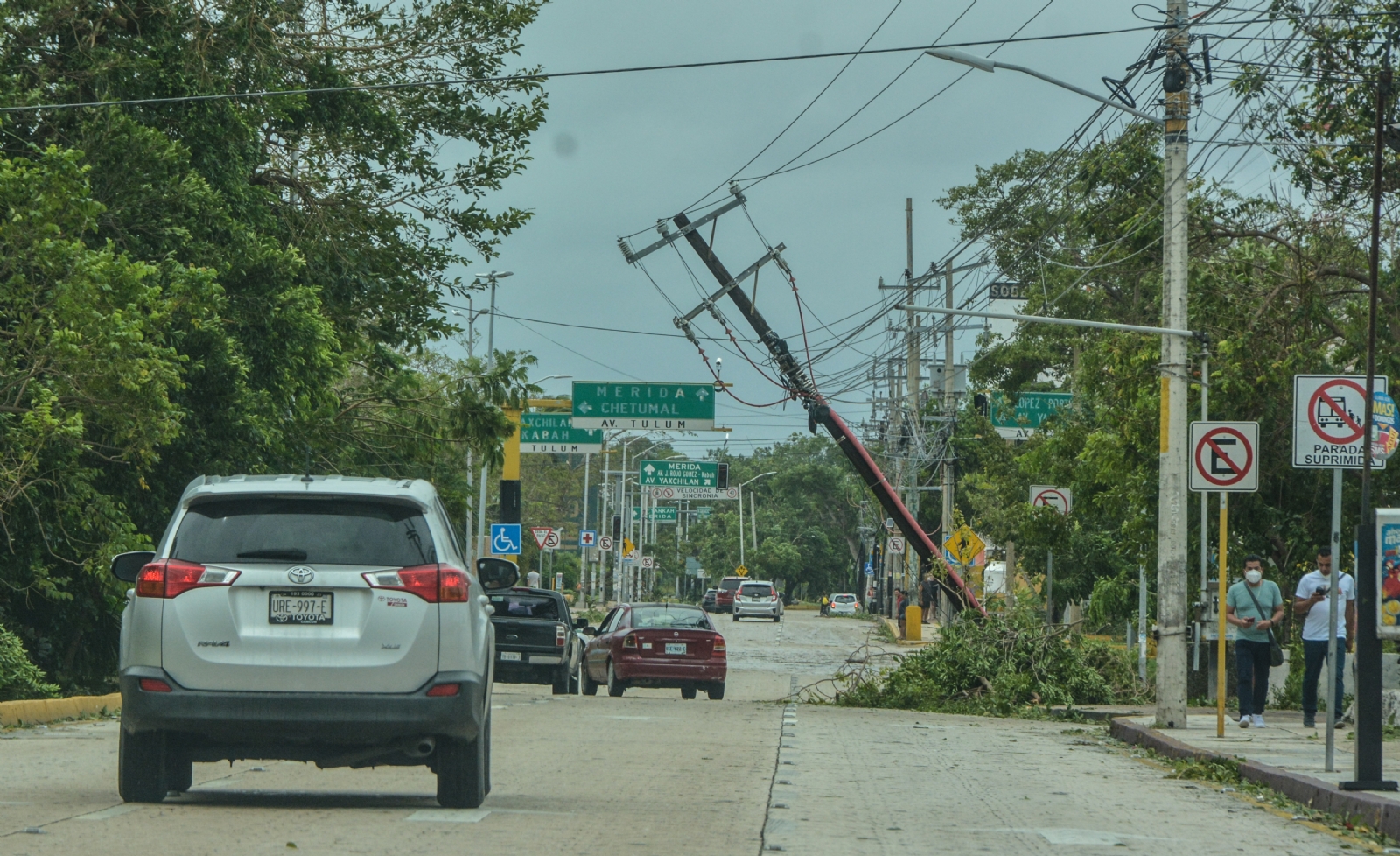CFE activa protocolo de emergencia por Huracán Grace en la Península de Yucatán