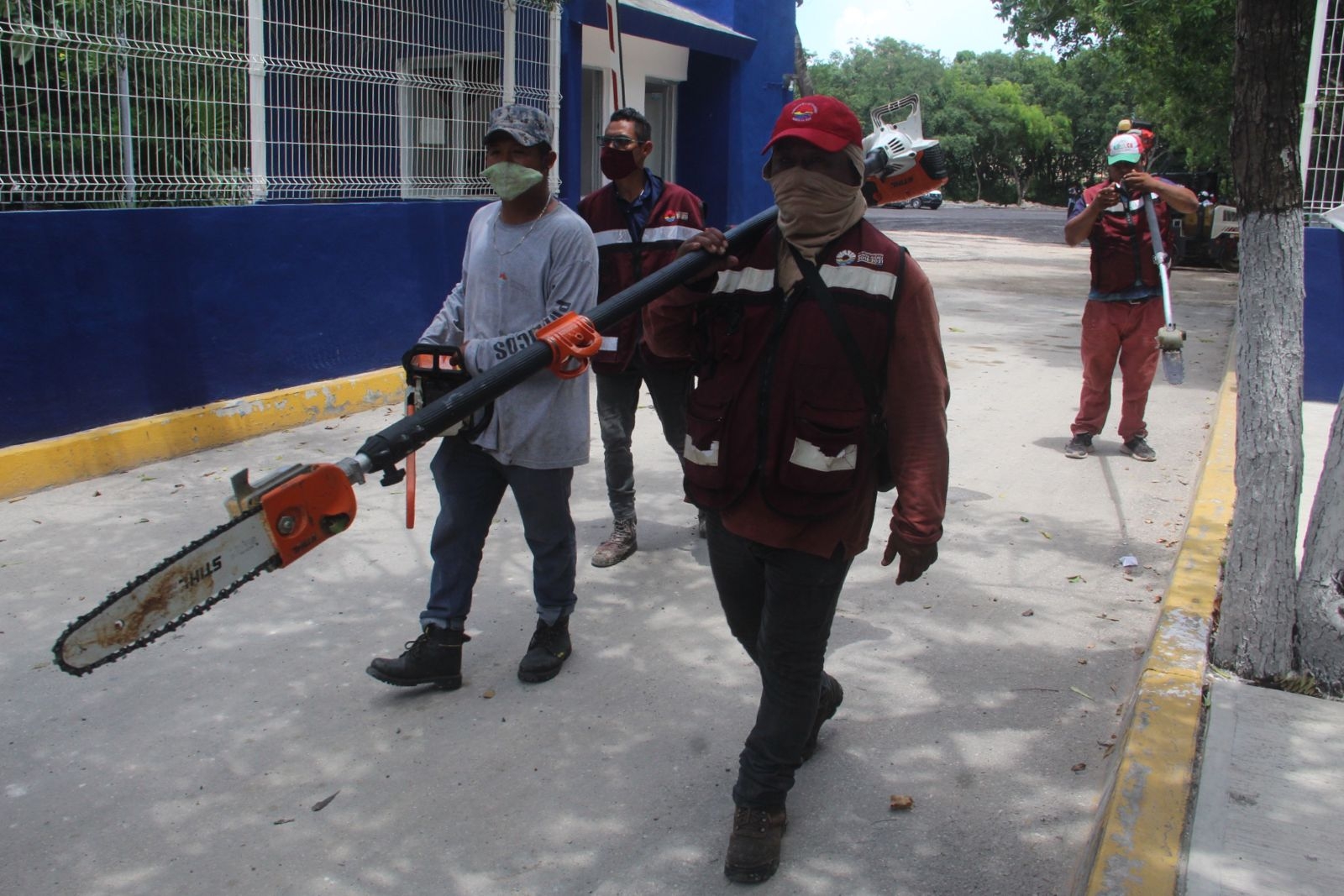 Despliegan Operativo Tormenta ante la llegada de Grace a las costas de Quintana Roo