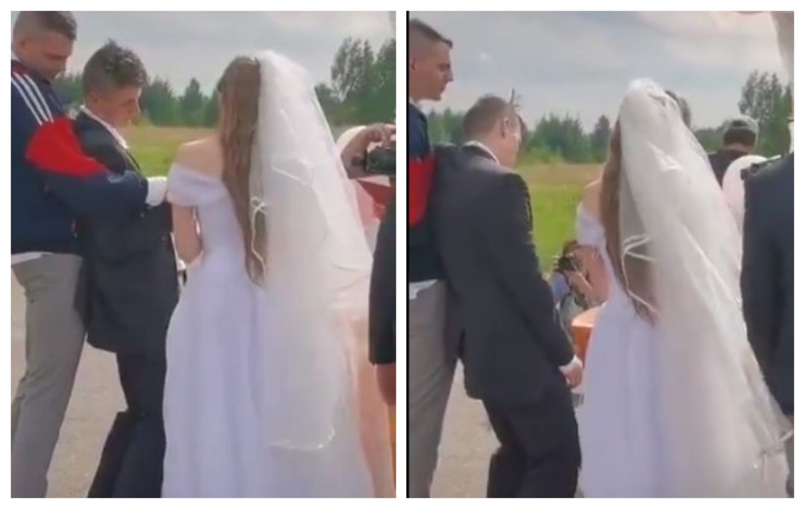 Novio llega 'cayéndose' de borracho a su boda y se viraliza en TikTok: VIDEO