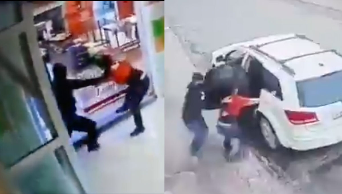 Extorsionadores secuestran a empleada de rosticería en Guanajuato: VIDEO