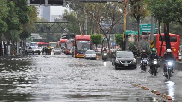 Huracán Grace genera fuertes lluvias en la CDMX; activan Alerta Naranja