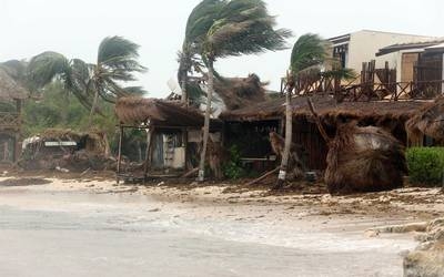 Huracán Grace deja afectaciones en Veracruz