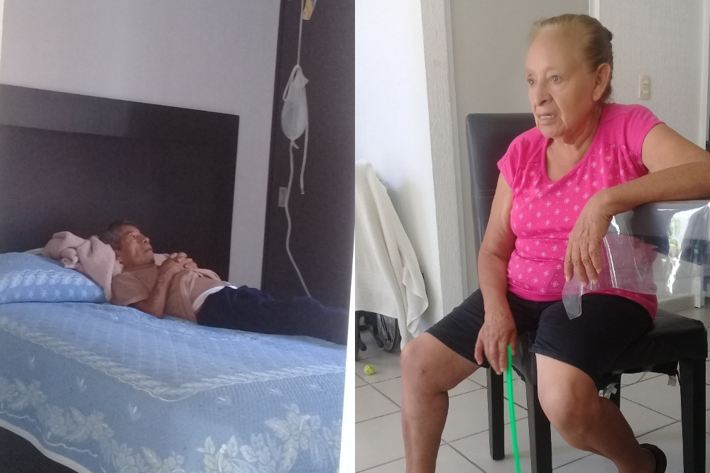 Doma Amelia declaró que el IMSS de Playa del Carmen les ha hecho esperar hasta por las medicinas de su marido dializado