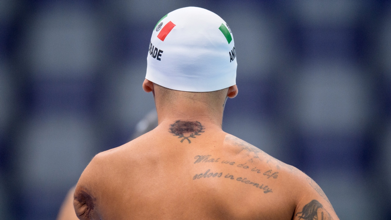 Armando Andrade ya está en la final de natación en los 100m libre S8 masculino.