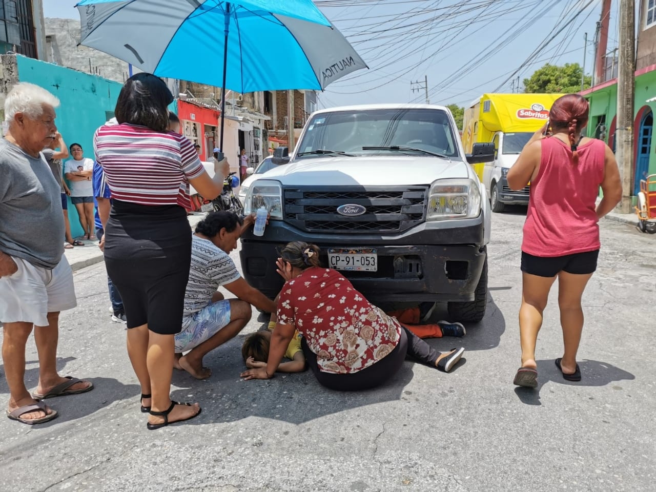 Atropellan a niño de 10 años en la colonia Santa Margarita de Ciudad del Carmen