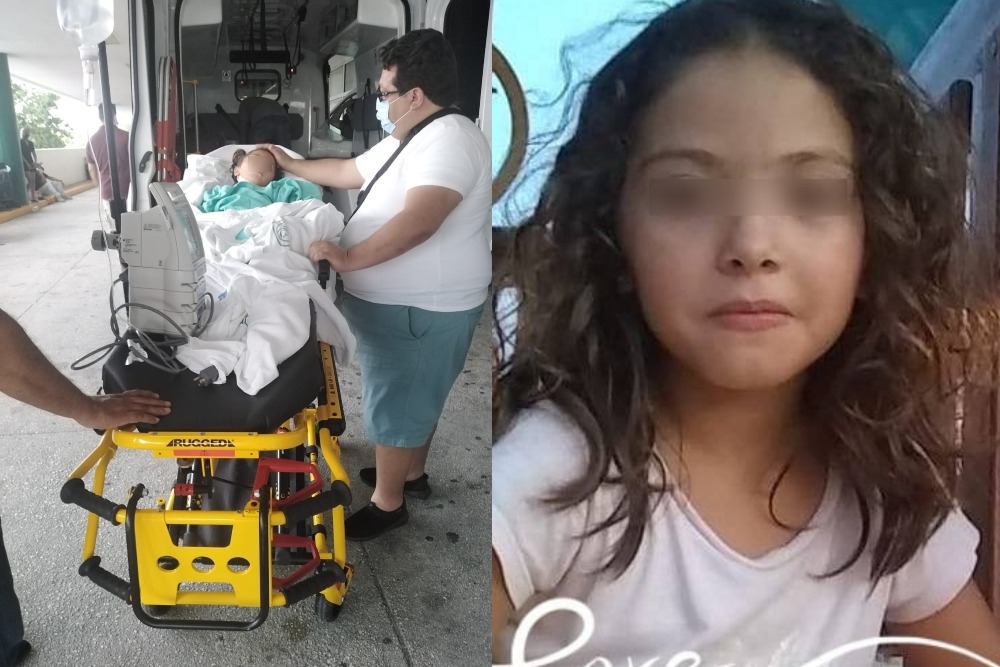 Niña de seis años que sufrió derrame cerebral en Cancún es trasladada al hospital de la CDMX