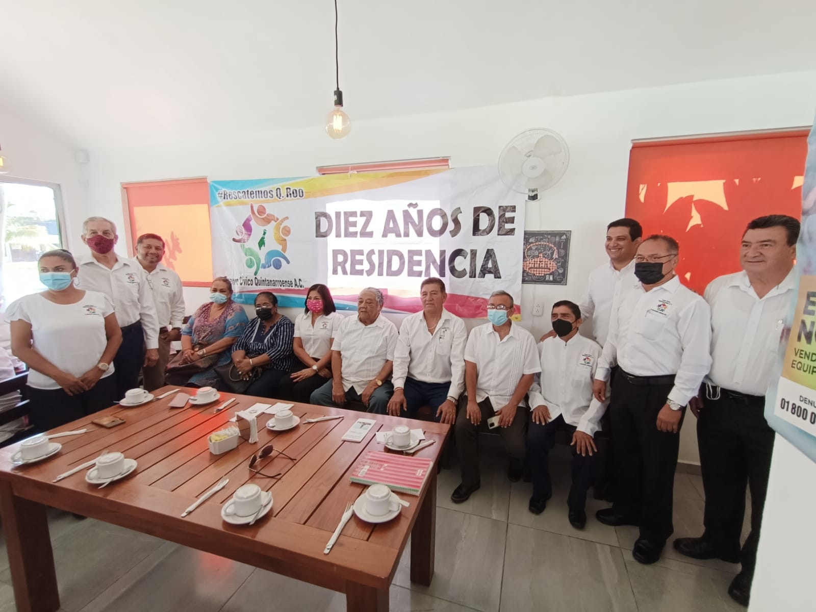 Durante la conferencia de prensa se realizó la toma de protesta de los integrantes del Comité