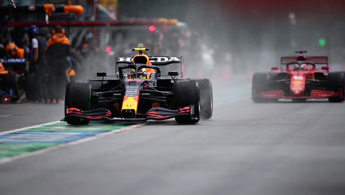 Durante el reconocimiento de la pista, previo al inicio del Gran Premio de Bélgica, el piloto Sergio ‘Checo’ Pérez sufrió un accidente