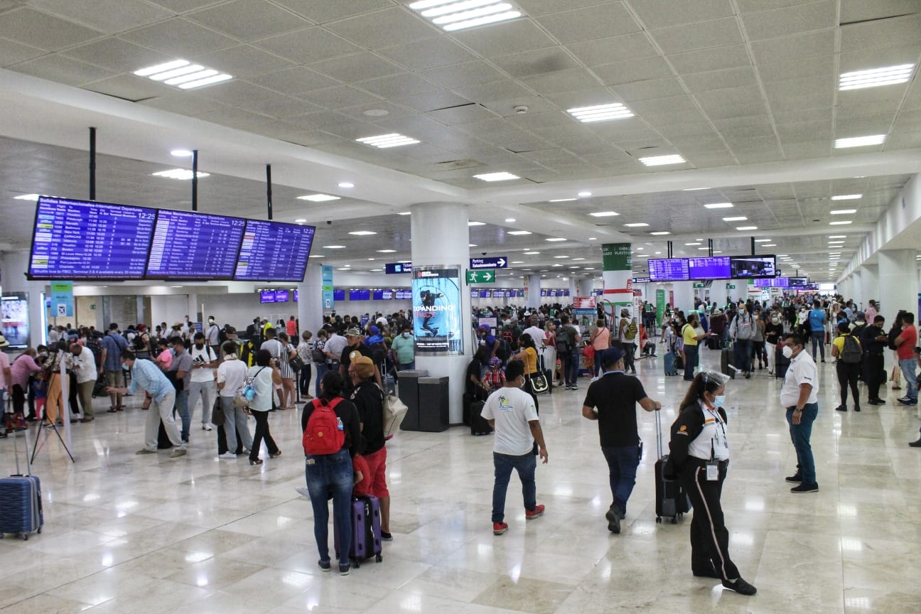 Aeropuerto de Cancún termina semana con 439 vuelos programados