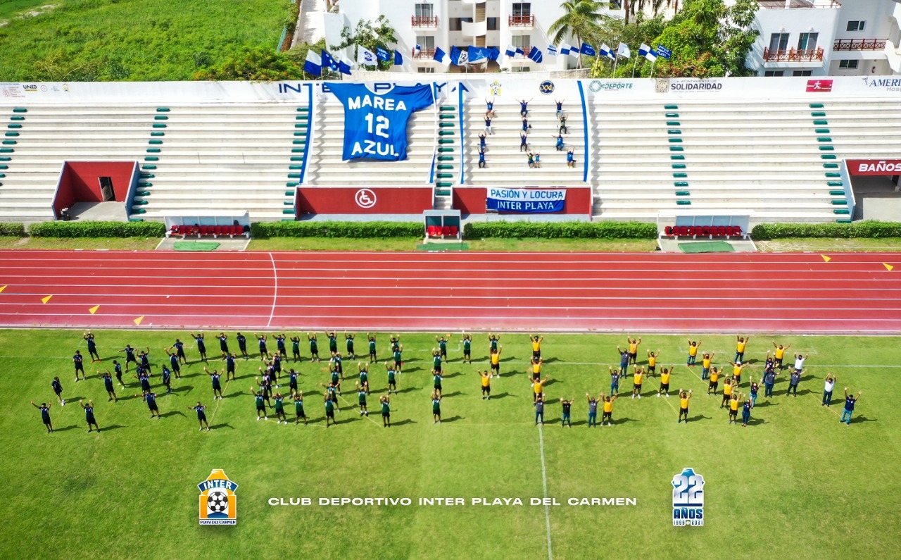 Inter Playa del Carmen celebra sus 22 años de historia en el Fútbol Mexicano