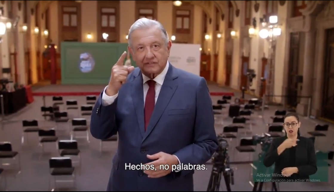 AMLO saca nuevo spot por tercer informe sobre libertad de expresión