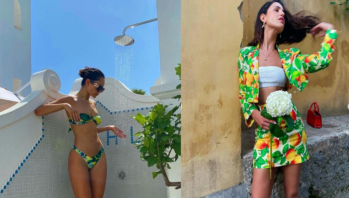 Eiza González presume escultural figura en las playas de Italia