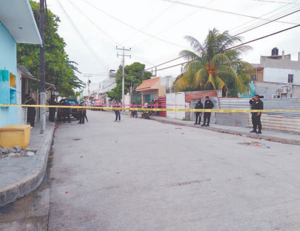 Uno de los proyectiles le rozó la extremidad y cayó herida, vecinos la auxiliaron y la trasladaron al hospital