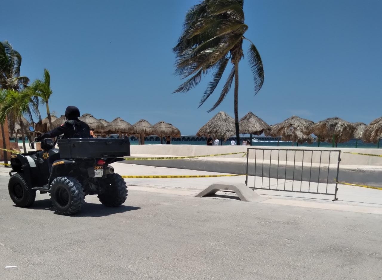 Progreso acumula mil 960 casos por COVID-19, por lo que las playas se mantienen cerradas