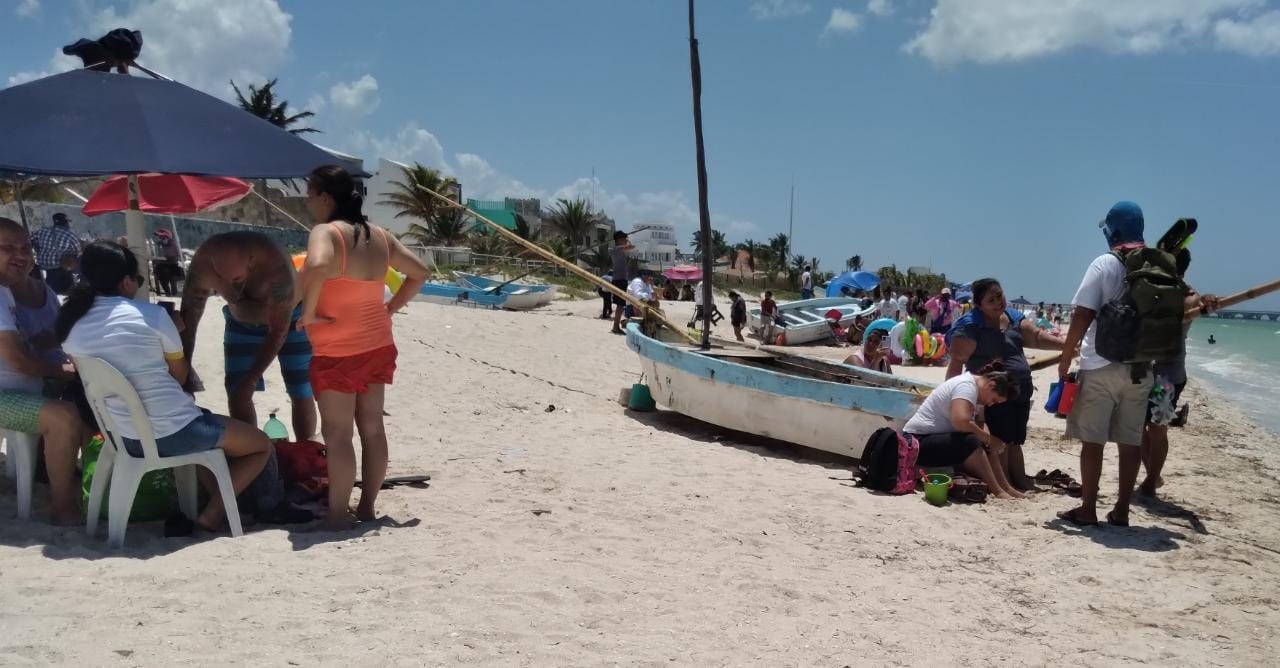 Zona Cero, con más posibilidad de contagios en Progreso, denuncian bañistas