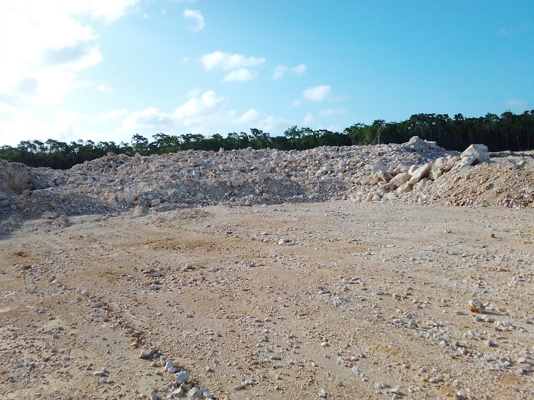 La empresa Tricoblocks del Sureste pretende sacar aproximadamente más de cinco millones de metros cúbicos de roca