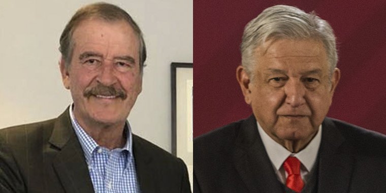 Fox agradece buenos deseos de AMLO tras contagiarse de COVID-19