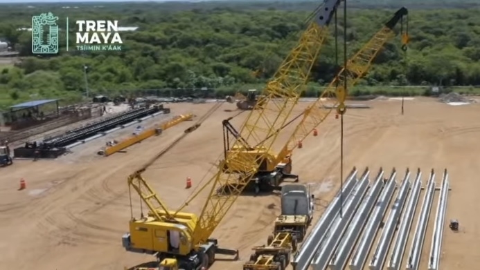 Fonatur destacó los avances que se tienen en la construcción de la planta de prefabricados ubicada al sur de Mérida, Yucatán, en la comisaría de Oncán.